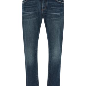 Blue Cotton Jeans Denim