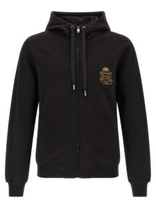 Black Cotton Sweatshirt