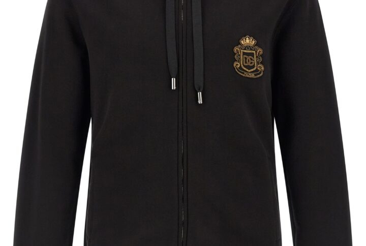 Black Cotton Sweatshirt | Jag Couture London – New York
