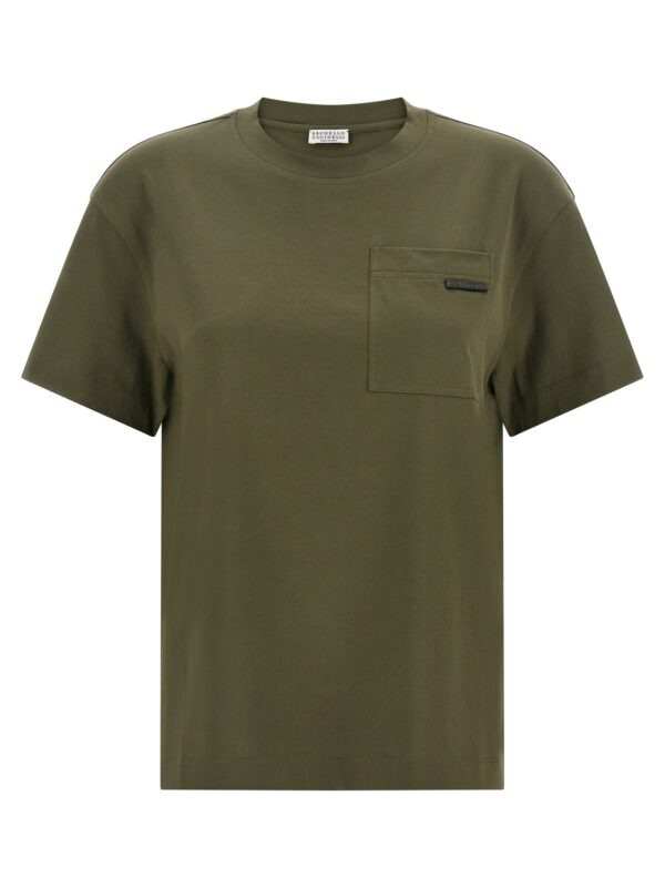 Bicolor Cotton T-Shirt