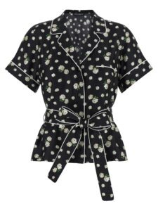 Black Silk Blouse