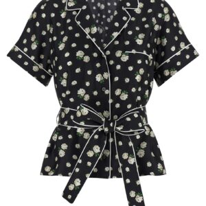 Black Silk Blouse