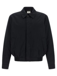 Black Cotton Shell Jacket