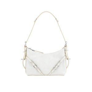 White Leather Shoulder Bag