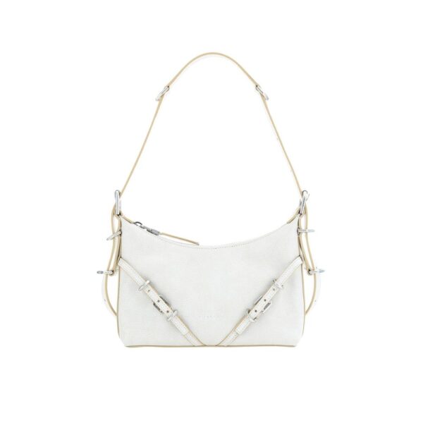 White Leather Shoulder Bag