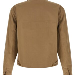 Beige Cotton Jacket - Jag Couture London