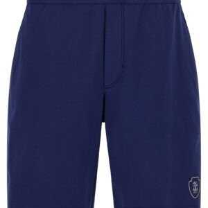 Blue Cotton Bermuda Shorts