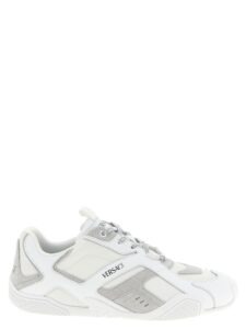 White Calfskin Athletic Sneakers