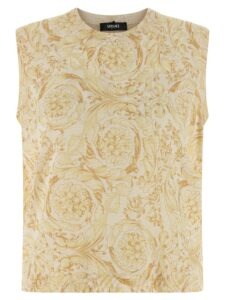 Multicolor Silk Sleeveless Jacket