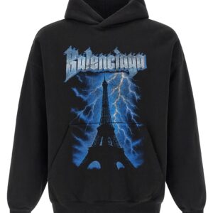 Black Cotton Sweatshirt
