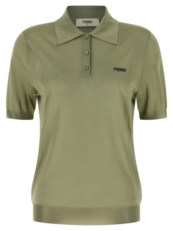 Bicolor Viscose Polo Shirt