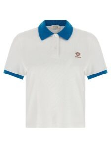 Blue Cotton Polo Shirt