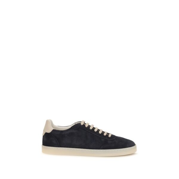 Brown Calf Leather Bos Taurus Low Top Sneakers
