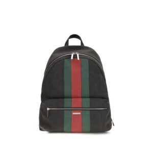 Black Fabric Backpack