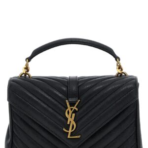 Black Calfskin Crossbody Bag