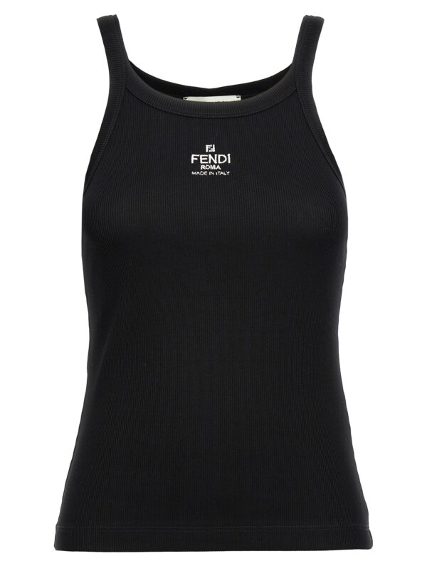Black Cotton Sleeveles T-Shirt