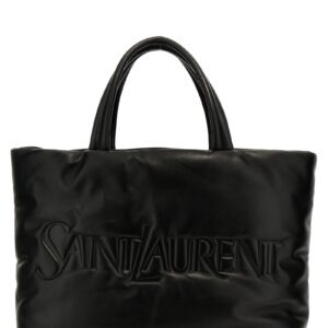 Black Lamb Leather Tote Bag - Jag Couture London
