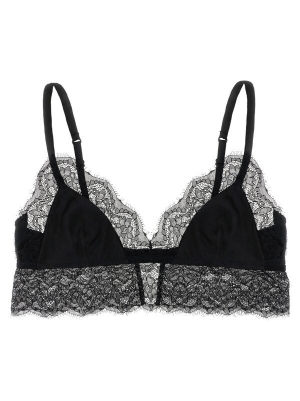Black Silk Bra
