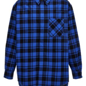 Blue Cotton Pattern Shirt