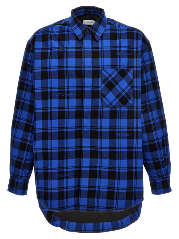 Blue Cotton Pattern Shirt