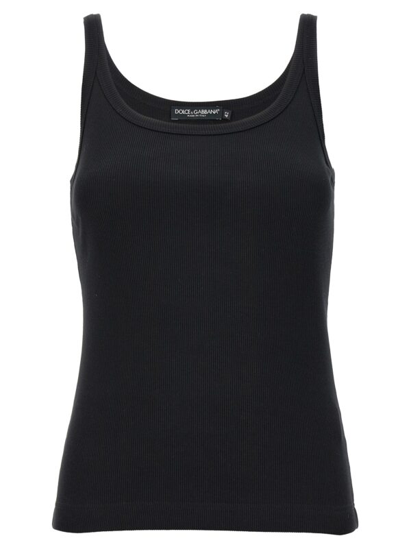 Black Cotton Tank Tops