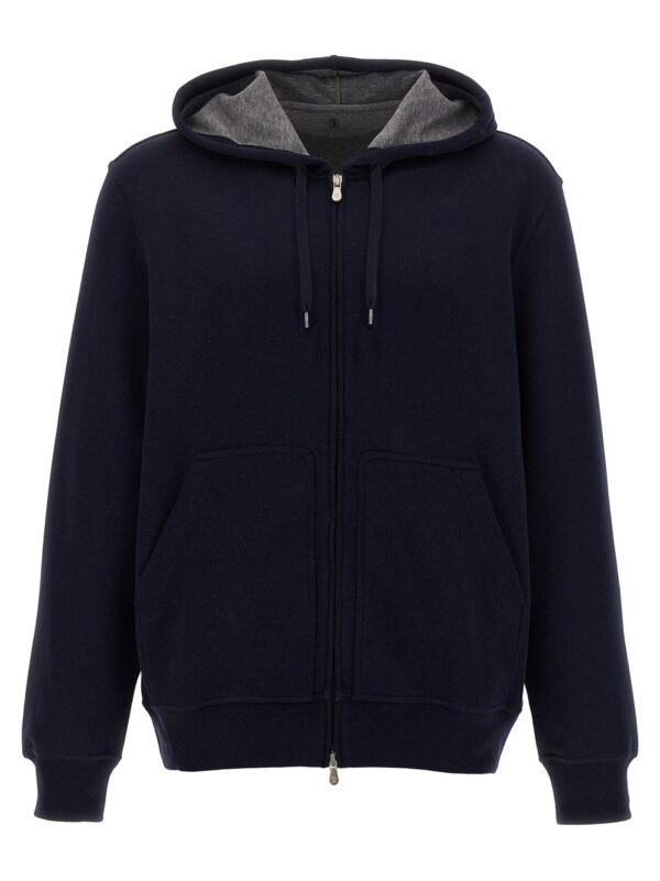 Blue Cotton Sweatshirt