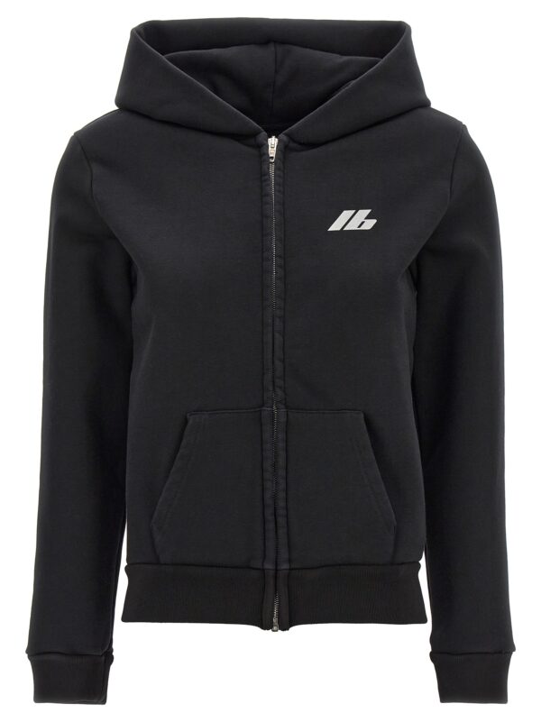 Black Cotton Sweatshirt