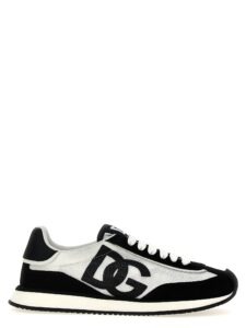 Bicolor Calfskin Athletic Sneakers