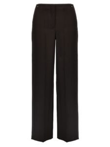 Purple Virgin Wool Dress Pants