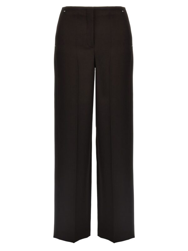 Purple Virgin Wool Dress Pants