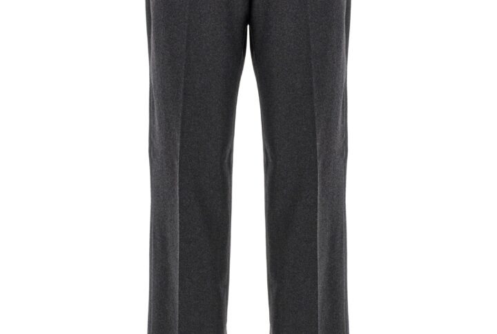 Gray Cashmere Casual Pants | Jag Couture London – New York