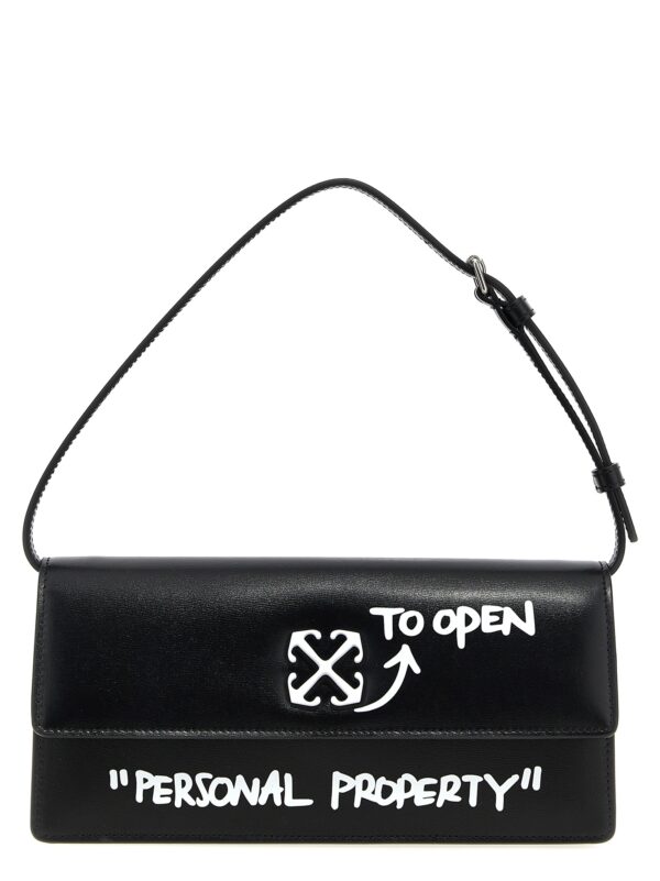Bicolor Calfskin Shoulder Bag