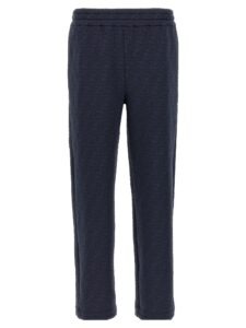 Blue Polyester Joggers (Workout Pants)