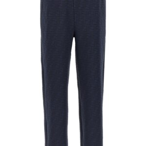 Blue Polyester Joggers (Workout Pants)