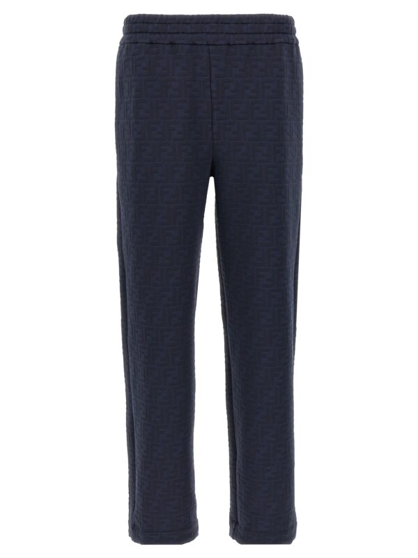 Blue Polyester Joggers (Workout Pants)