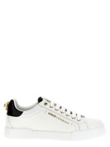 Bicolor Calfskin Low Top Sneakers