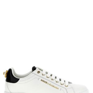 Bicolor Calfskin Low Top Sneakers