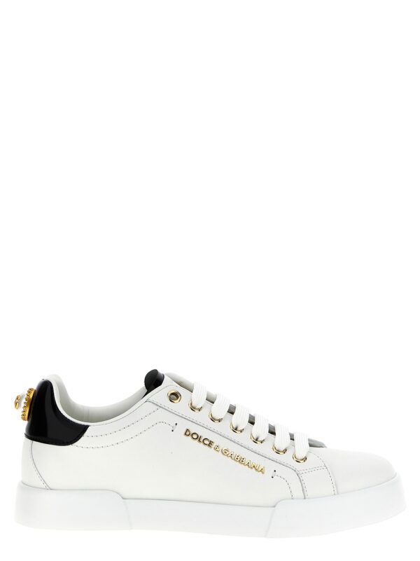 Bicolor Calfskin Low Top Sneakers