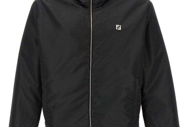 Black Polyester Shell Jacket | Jag Couture London – New York
