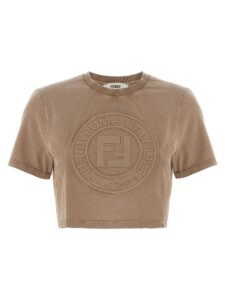 Brown Cotton T-Shirt
