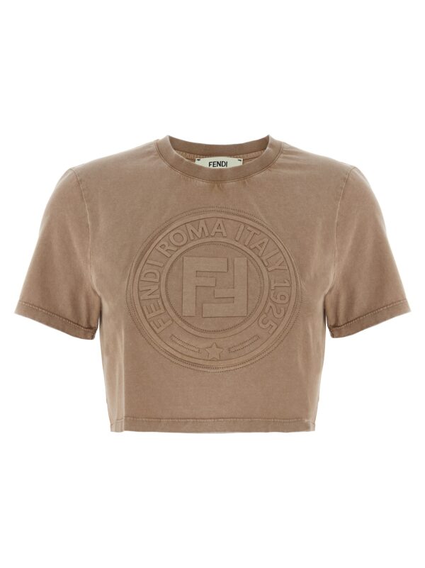 Brown Cotton T-Shirt