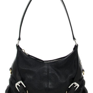 Black Lamb Leather Shoulder Bag