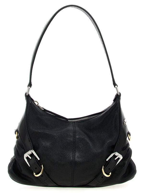 Black Lamb Leather Shoulder Bag