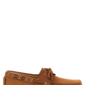 Brown Calfskin Slip-On Loafers