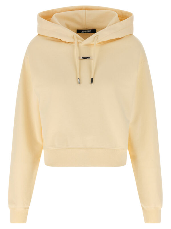 Beige Cotton Hoodie
