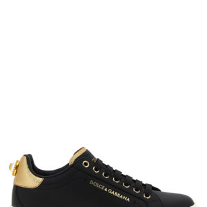 Black Calfskin Sneakers