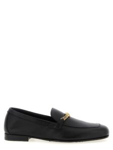 Black Calfskin Slip-On Loafers