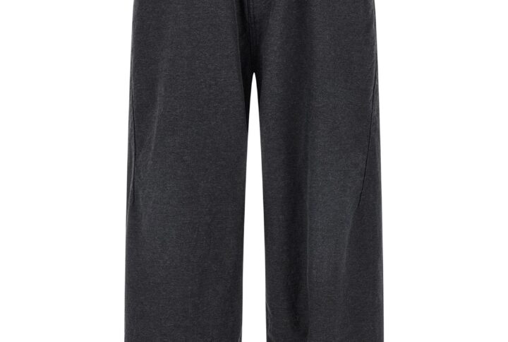 Gray Cotton Casual Pants - Jag Couture London
