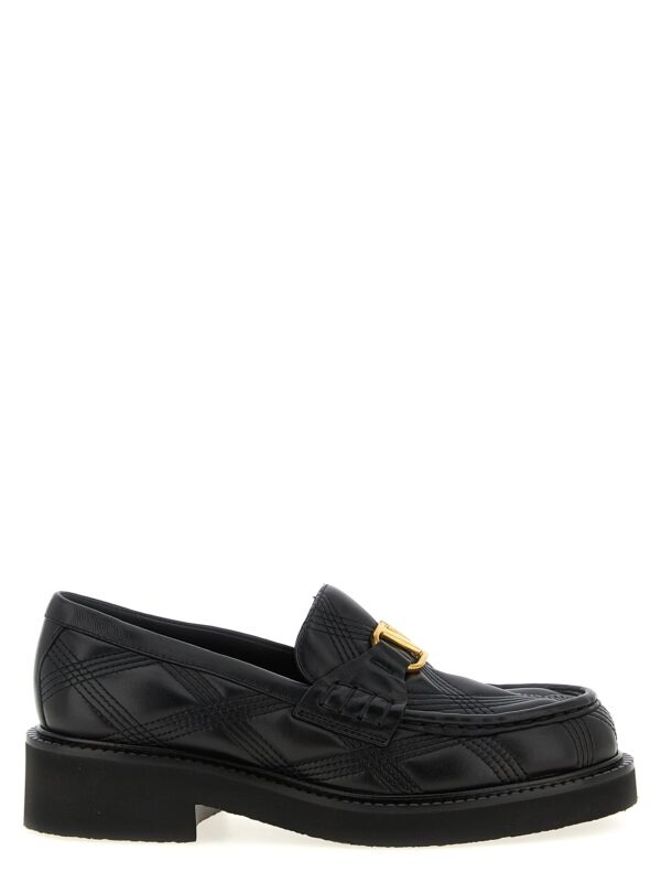 Black Lamb Leather Slip-On Loafers