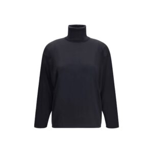 Black Silk Sweatshirt